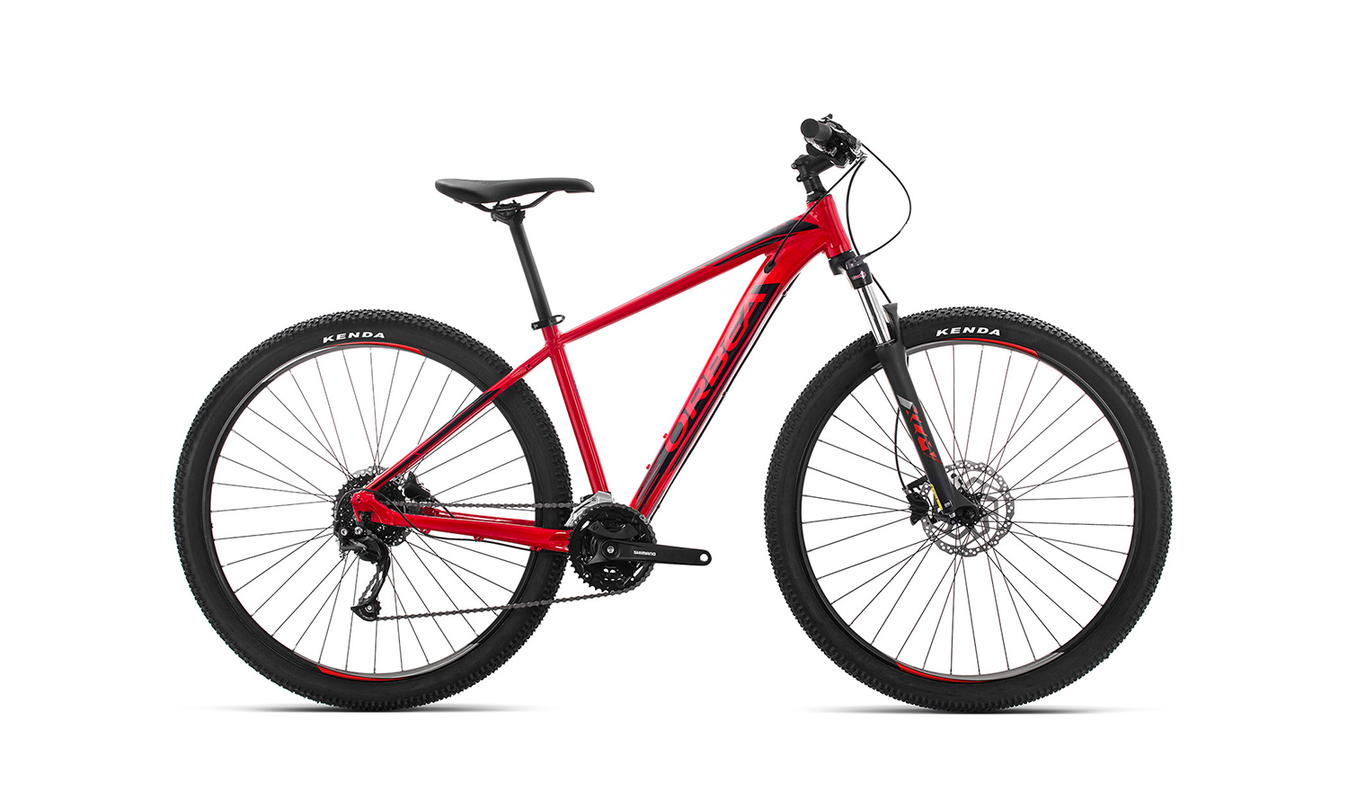 Фотография Велосипед Orbea MX 27 40 (2019) 2019 Красно-черный 